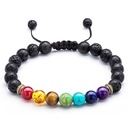 Lavastone Diffuser Bracelet "7 Chakras"